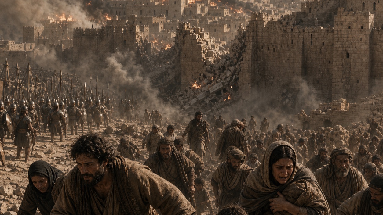 Fall of Jerusalem scene